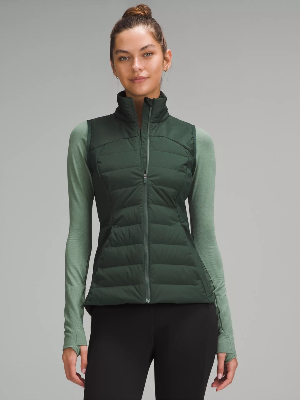 NWOT lululemon athletica Down for It All Vest	
Legacy Green	
Size: 10